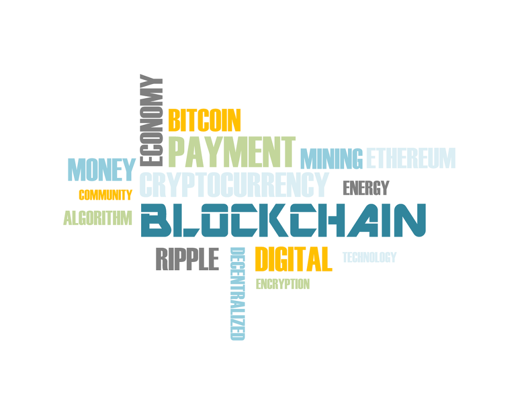 Blockchain bitcoin economy digital 